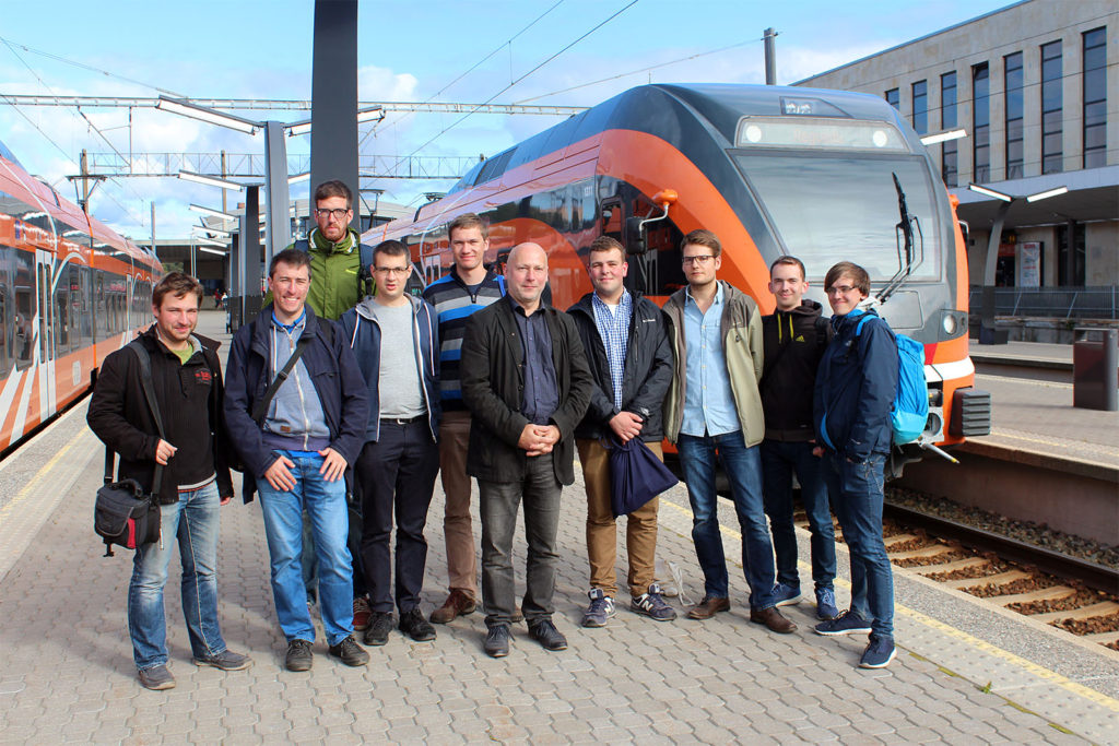 Unterwegs mit dem EU-Beauftragten der Stadt Tallinn am modernisierten Baltischen Bahnhof