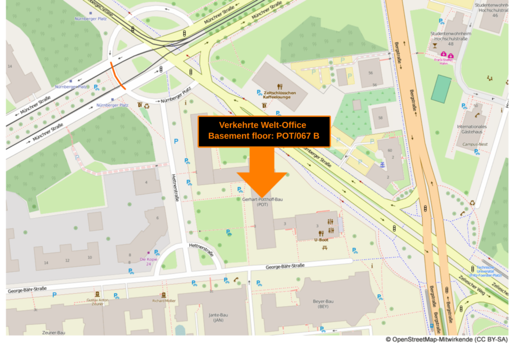 Map showing the location of our office.